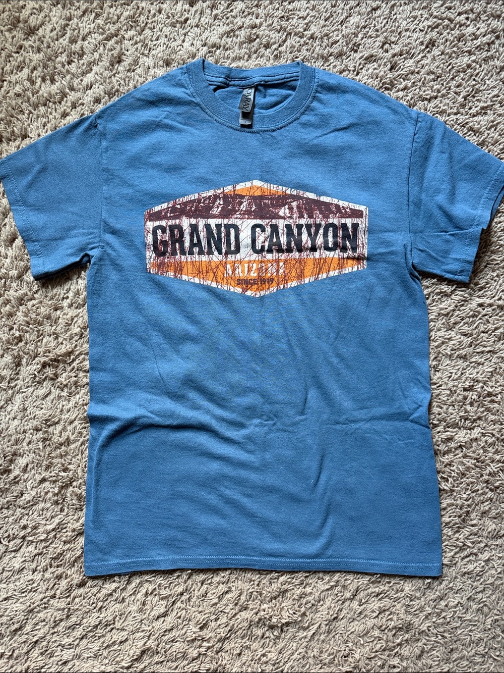 Grand Canyon Graphic Crewneck Tee - Blue